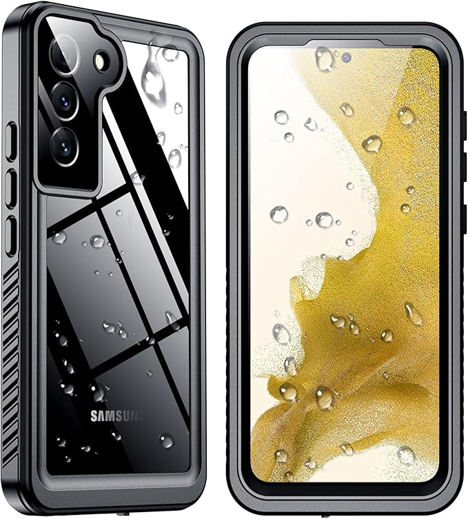 SPIDERCASE for Samsung Galaxy S22 Waterproof Case, IP68 Water Resistance Full by SPIDERCASE