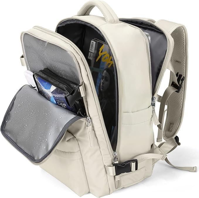 WONHOX Large Travel Backpack Carry on Flight Approved Laptop Work Business by WONHOX