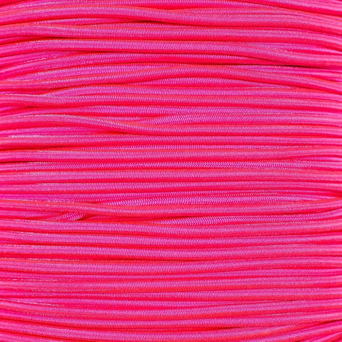 1/8” Shock Cord For Replacement, & Outdoors, Neon Pink, 50 feet by ParacordPlanet