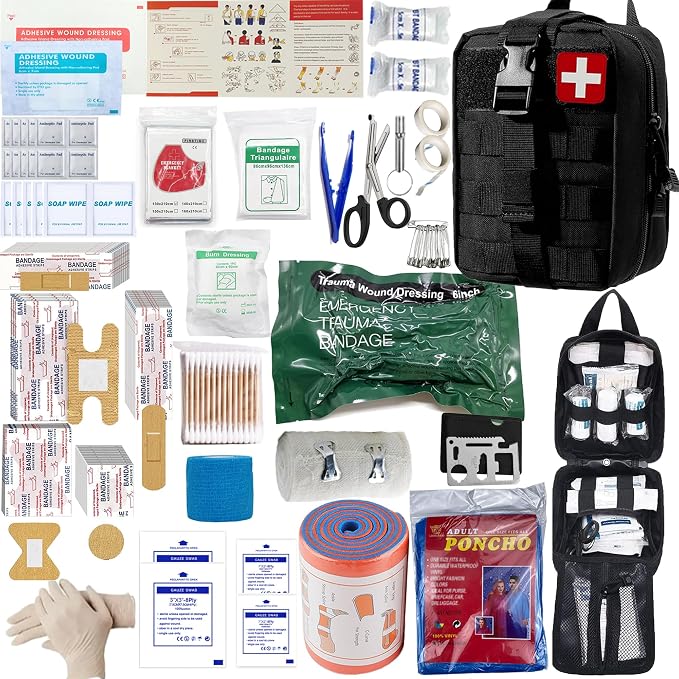 Universal IFAK Trauma First Aid Kit Molle Pouches Emergency Survival Kit by Unknown