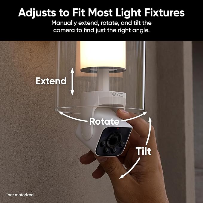 WYZE Bulb Cam Security Camera, 2K HD Outdoor Light Bulb Camera, Color Night - Image 5