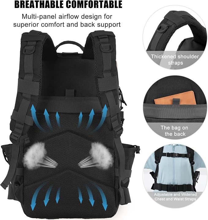 Military Tactical Backpack 25L Day Backpack - Image 4