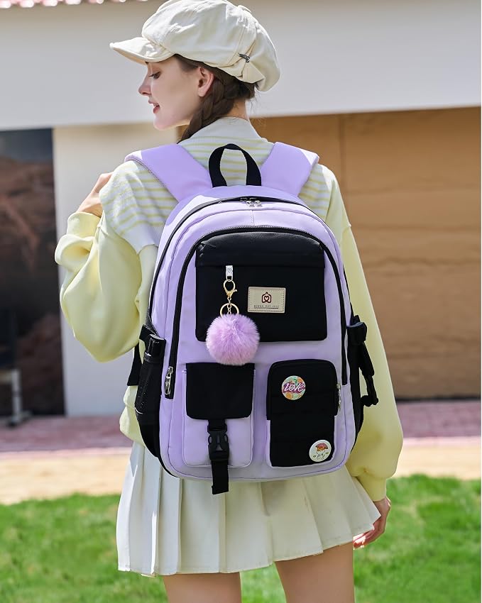 Hidds Laptop Backpacks 15.6 Inch School Bag Elementary Middle High College - Image 2