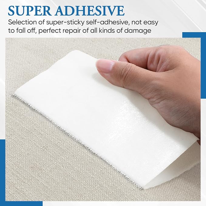Canvas Patch 5.5 x 8 Inches 6Pcs Self-Adhesive Waterproof Canvas Patch Kit - Image 4