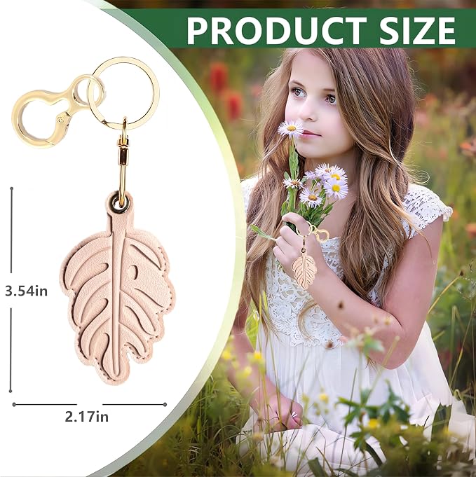 Leather Keychain Holder Case Compatible - Image 2