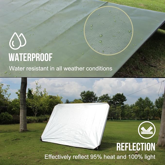 LYN Heavy Duty Emergency Blanket Survival Gear Waterproof Insulated Blanket - Image 4