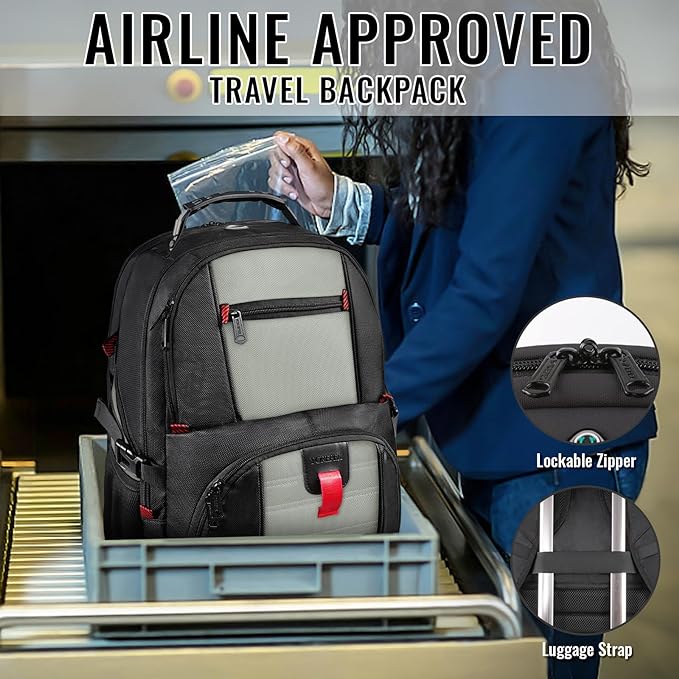 YOREPEK Large Backpack for Men, Extra Large Laptop Backpacks for Men Women - Image 5