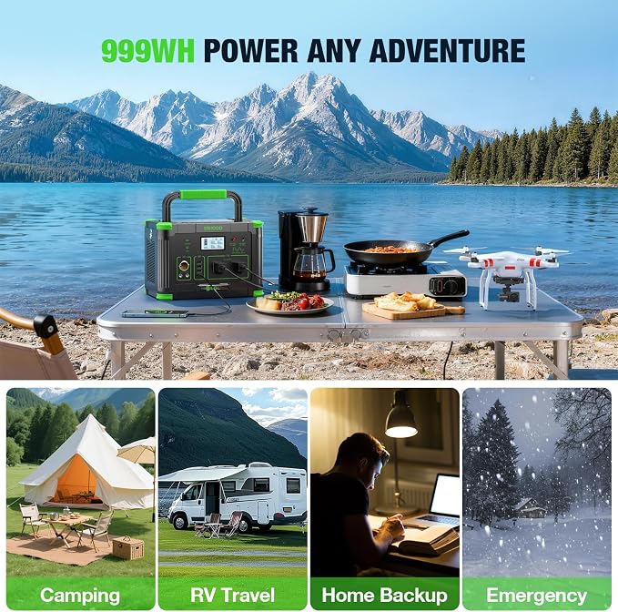 EBL 1000W Portable Power Station - Image 9