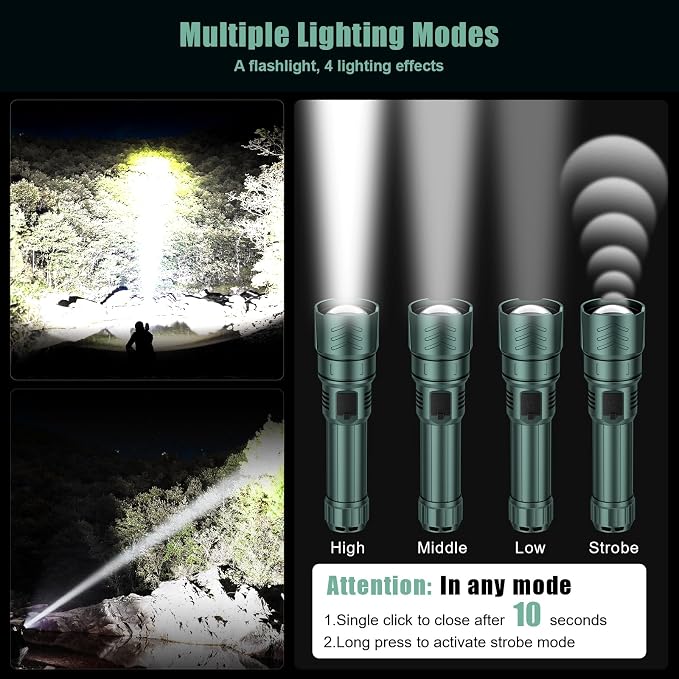 SKYFIRE LED Flashlights High Lumens - Image 6