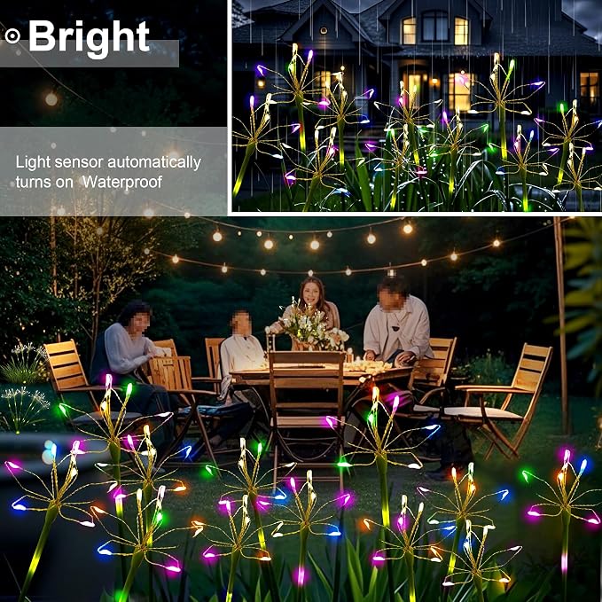 Garden Decor Outdoor Lights, Solar Garden Lights - Image 2
