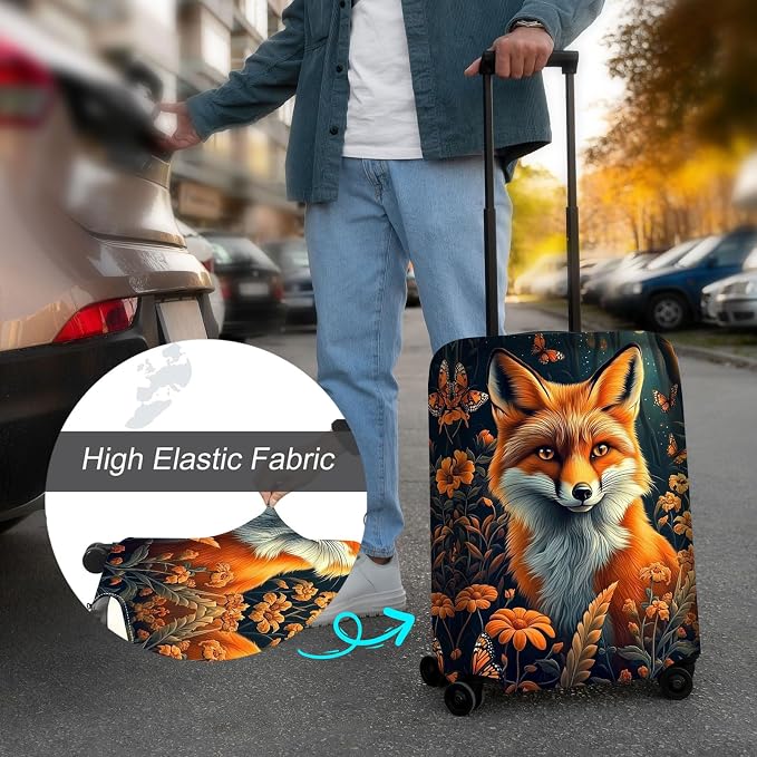 Luggage Cover Protector for 26-28 Inch Suitcases, TSA Approved Elastic Travel - Image 4