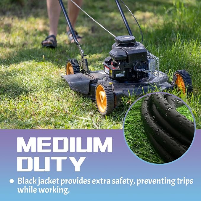 Indoor Outdoor Extension Cord 100 FT, 16/3 SJTW Weatherproof Black Electrical - Image 6