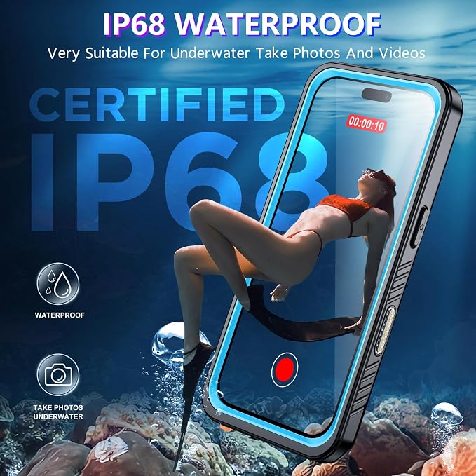 2025 New Designed for iPhone 16 Case Waterproof, Phone Case for iPhone 16 6.1" - Image 3