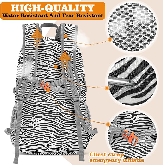ZOMAKE Lightweight Packable Backpack 30L, Foldable Hiking Backpacks Water - Image 5