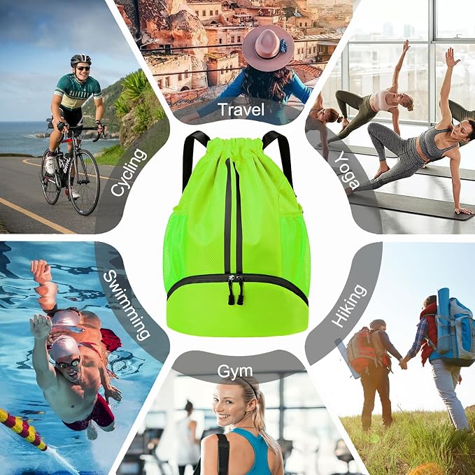 Hoedia Sports Drawstring Backpack - Image 9