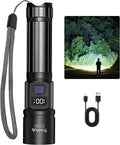 TrixHub Rechargeable Flashlights High Lumens, 5Mode Flash Light by TrixHub