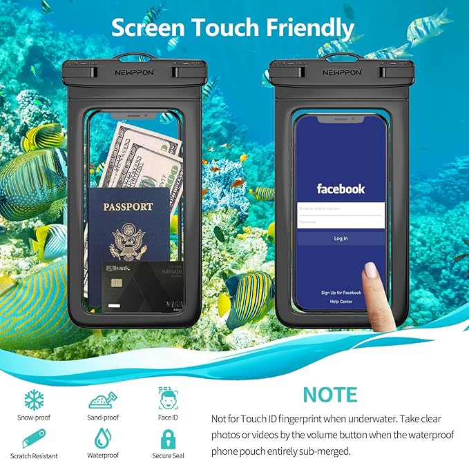 6 Pack 8.5“ Waterproof Cell Phone Pouch - Image 6