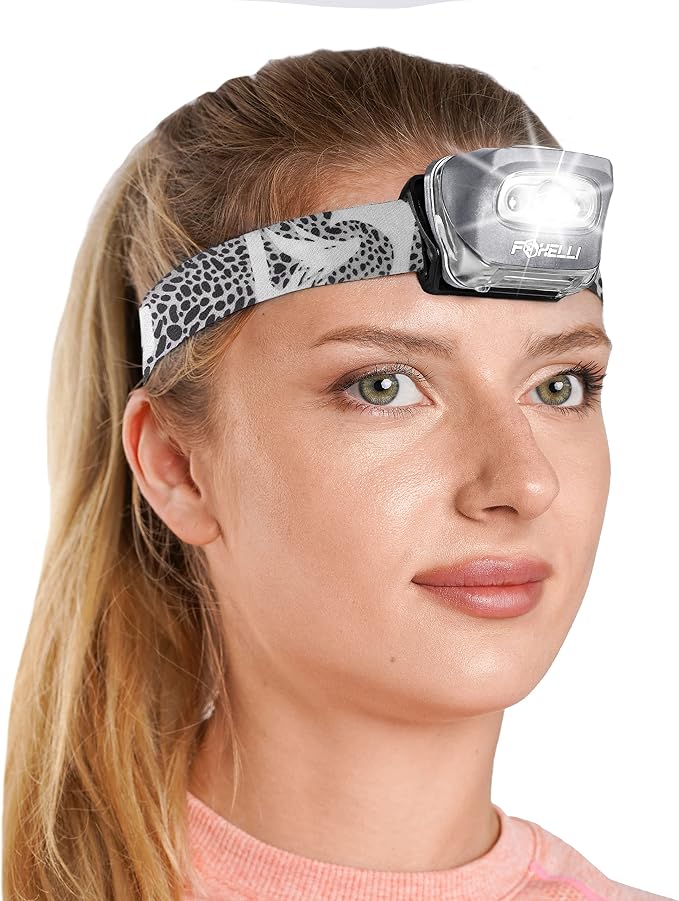 Foxelli LED Headlamp Flashlight by FOXELLI