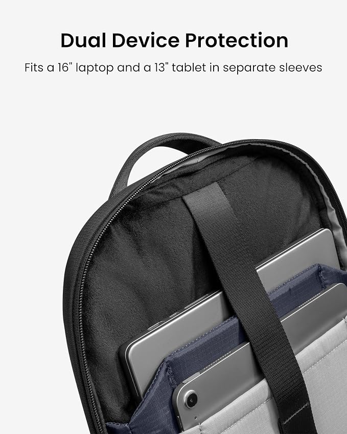 tomtoc Laptop Backpack 26L, Large Business Work Bag Fits 15.6-16 Inch Laptop - Image 3