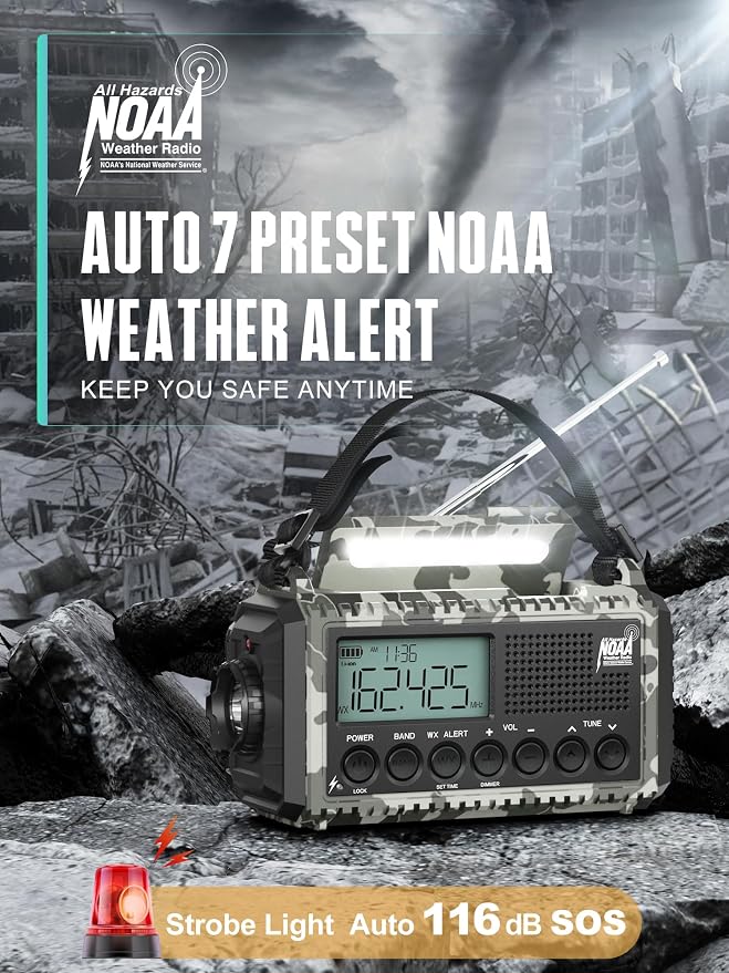 Hand Crank Solar Emergency Radio - Image 2