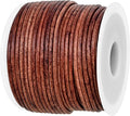 GENIQUE Real/Genuine Round Leather String Cord by GENIQUE
