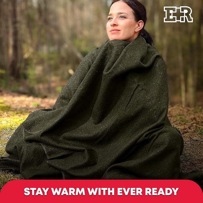Ever Ready First Aid Military Wool Blanket - Image 6