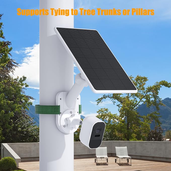 Wall Mount for Cameras and Solar Panels, 2-in-1 Mount for Ring, etc Solar Panel - Image 6