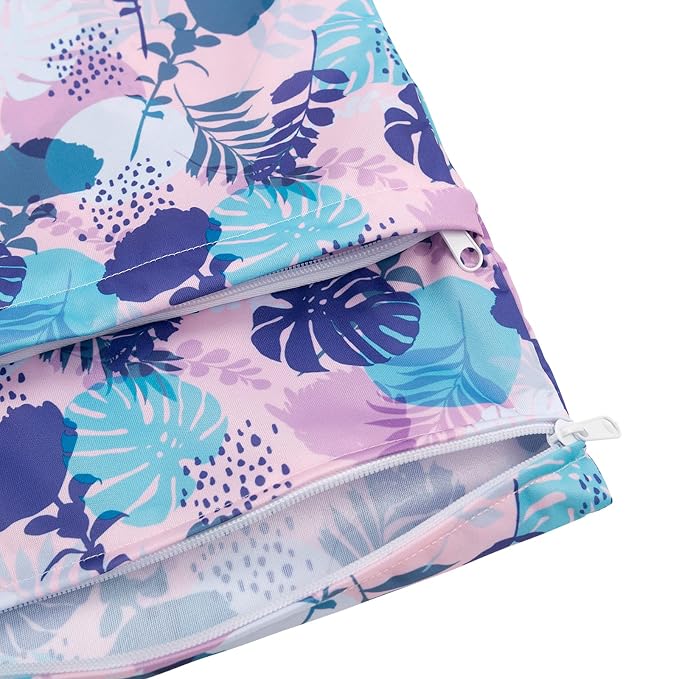 babygoal Wet Dry Bags for Baby Cloth Diapers, Washable Travel Bags, Gym Bag for - Image 6