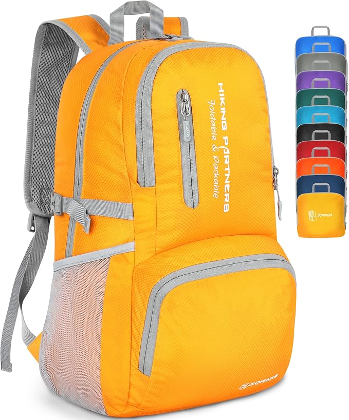 ZOMAKE Lightweight Packable Backpack - 35L Light Foldable Hiking Backpacks by ZOMAKE