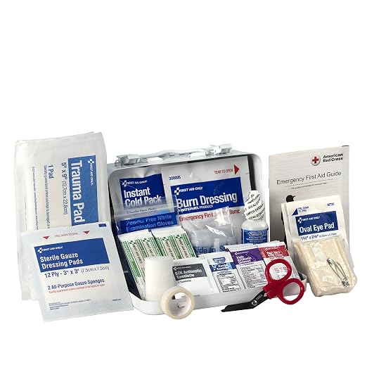 First Aid Only 91323 ANSI A 2021 and OSHA Compliant First Aid Kit, 10-Person - Image 3