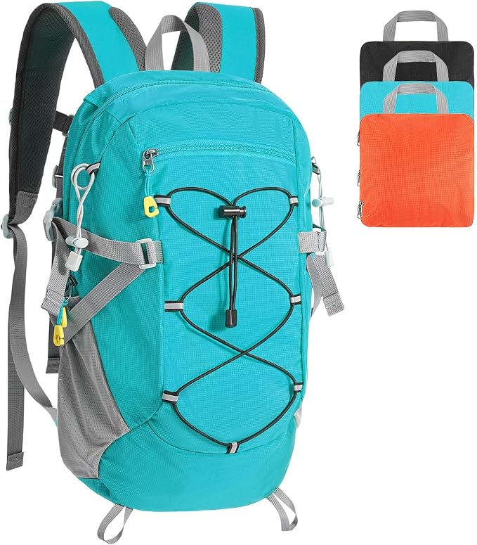 20L Hiking Backpack Lightweight Packable Hiking Daypack, Foldable Small Travel by Unknown