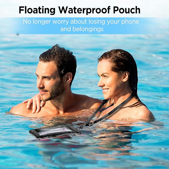 CACOE Floating Universal Waterproof Phone case 2 Pack-Up to 7.0", Phone Pouch - Image 2