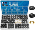 ZDBB 106 pcs Flat and Beveled Faucet Washers and Brass Bibb Screws Assortment by ZDBB