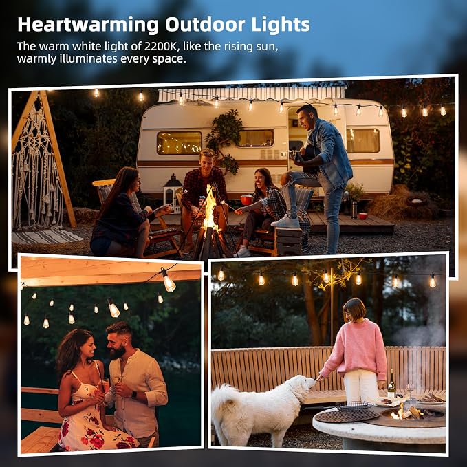 100FT Solar String Lights Outdoor Waterproof IP65 - Image 9