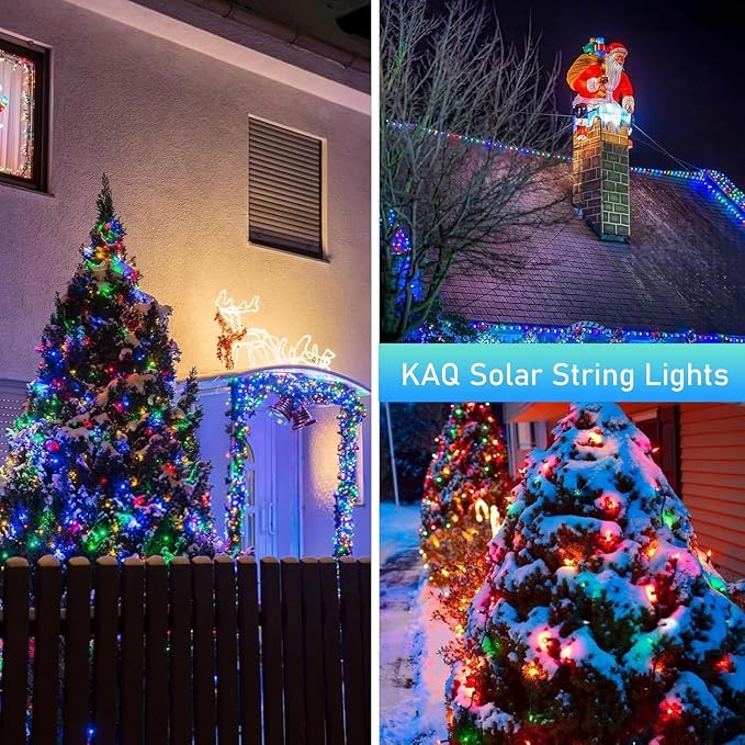 Upgrade 2Pack 200LED Solar String Lights - Image 2