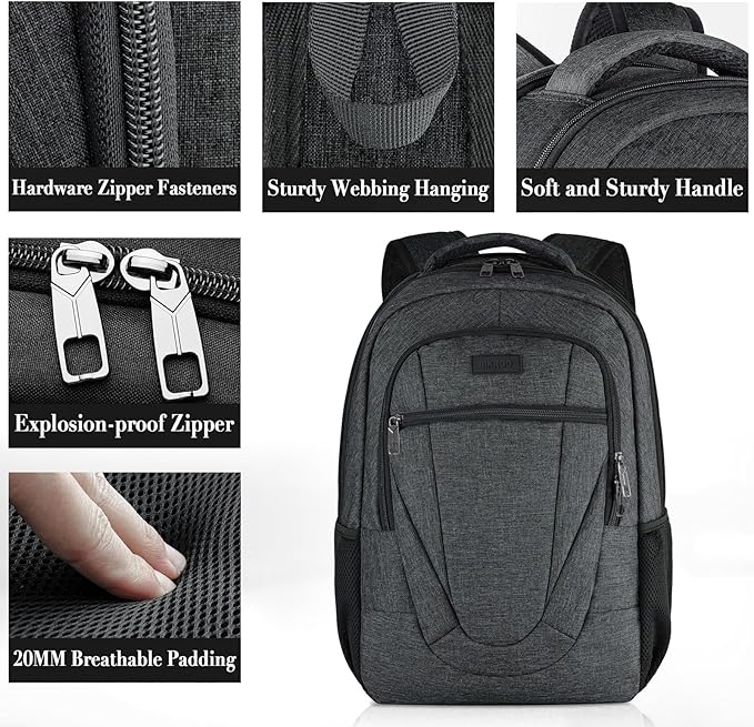 BIKROD Travel Laptop Backpack, 17 Inch Extra Large School Backpacks - Image 4