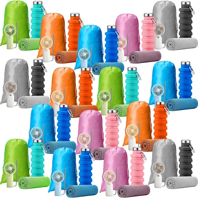 16 Set Theme Park Necessities Cruise Ship Accessory Kit Collapsible Water - Image 8