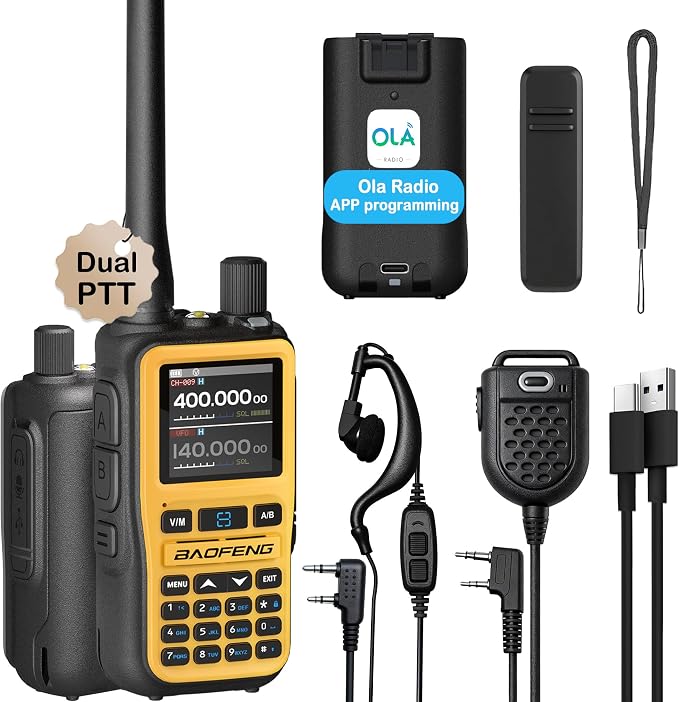 BAOFENG UV-5R Mini Ham Radio: Long Range Handheld Two Way Radio by Unknown