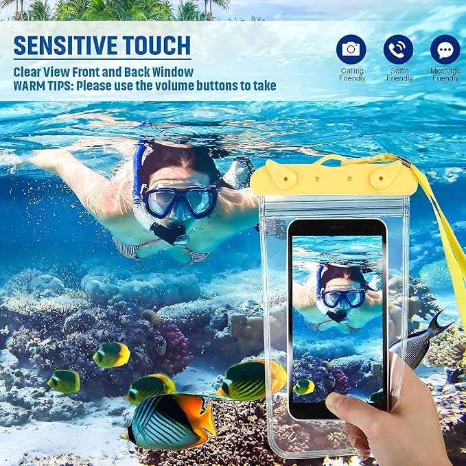 Weewooday 120 Pieces Waterproof Phone Pouch Bulk Universal Multicolor Cellphone - Image 3