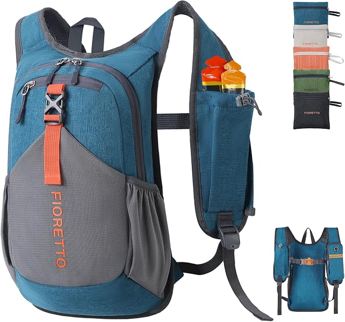 FIORETTO 10L Hiking Backpack for Women Men Mini Packable Backpack Lightweight by FIORETTO