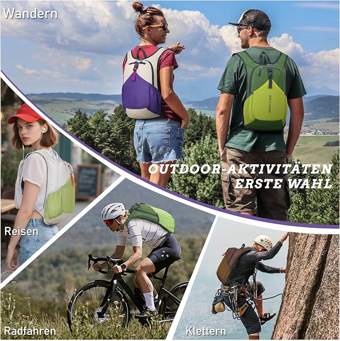 BECOJADDE 20L Small Hiking Backpack - Image 7