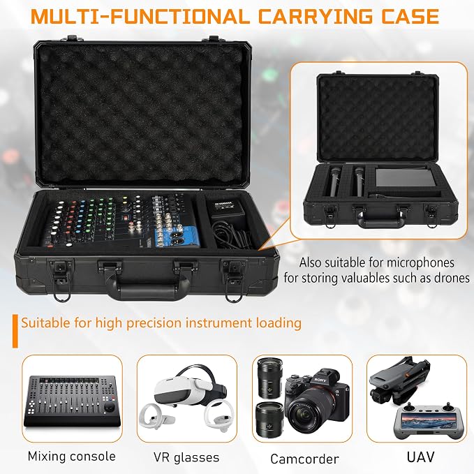 17 Inch Aluminum Carrying Case 17 X 12 X 6 Inch Ideal - Image 3
