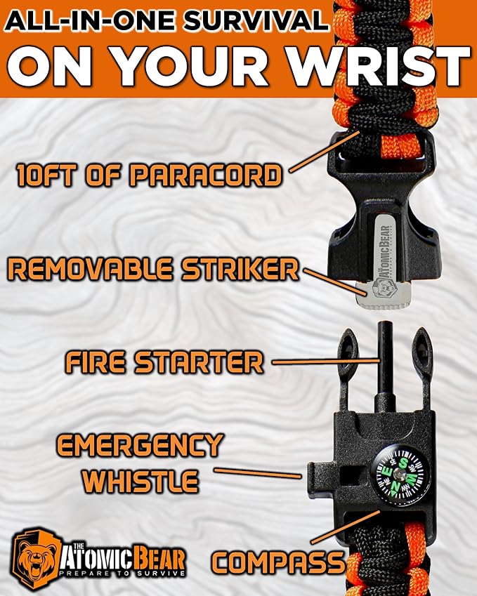 Atomic Bear Paracord Bracelet - Image 2