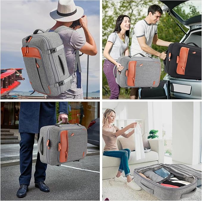 Lumesner Carry on Travel Backpacks, Extra Large 40L Flight Approved Bag - Image 7