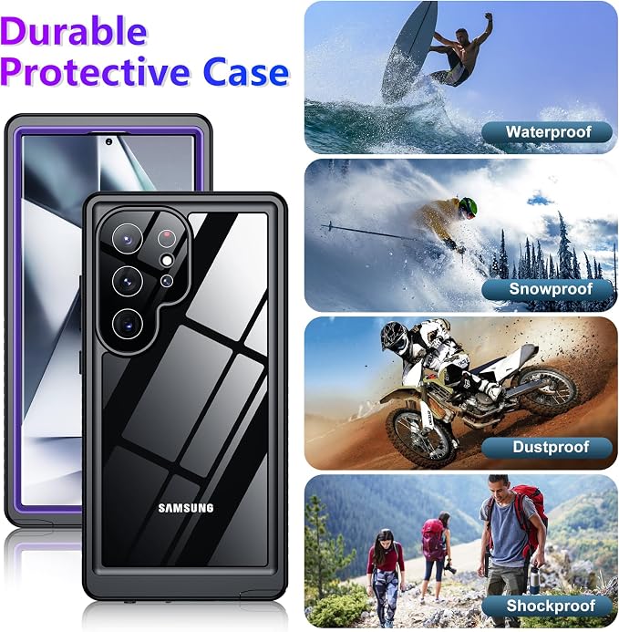 2025 New for Samsung Galaxy S24 Ultra Case Waterproof, Full Body Phone Case for - Image 6