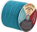 Mandala Crafts Round Genuine Teal Leather Cord by MandalaCrafts