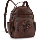 Mini Backpack Purse for Women, Embossed Leather Small Backpack Fashion Travel by BestSeller