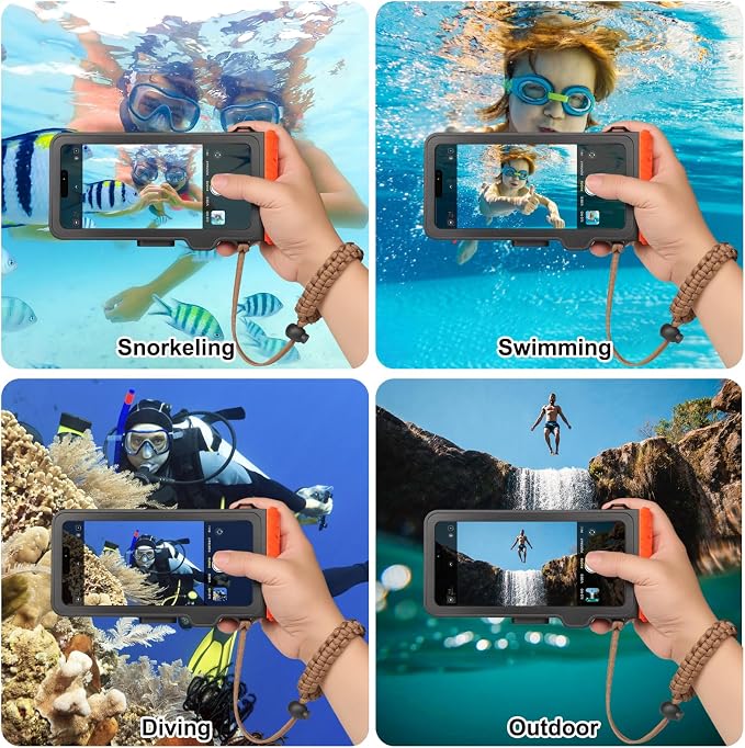 33ft Snorkeling Phone Case, Gen 4 IP68 Waterproof Housing - Image 2