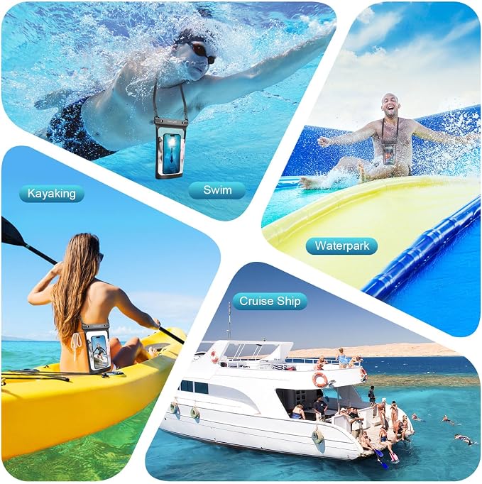 Large Waterproof Phone Pouch, Cell Phone Dry Bag - Image 7