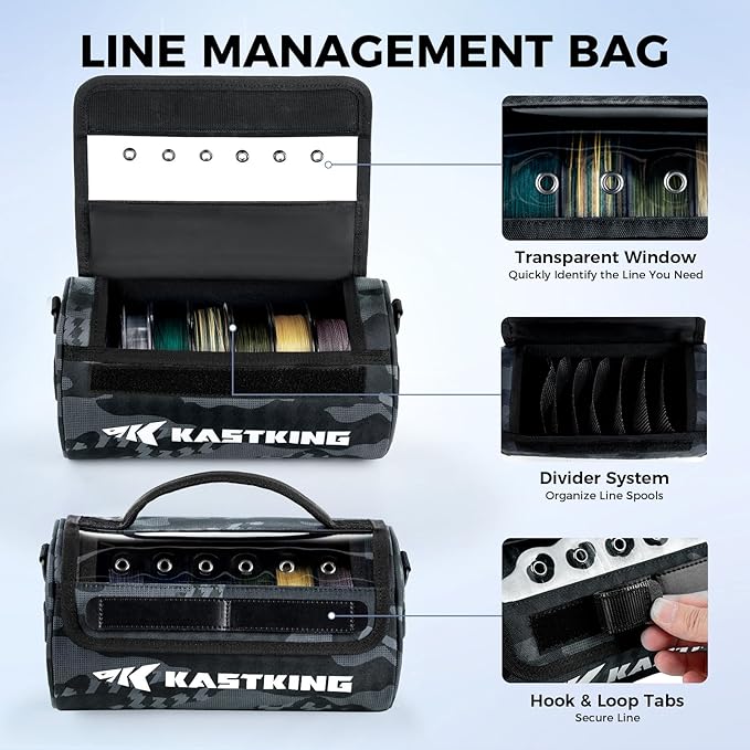 KastKing BaitSpace Line Management Bag, Fishing Line Storage Bag - Image 2